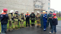 В ходе противопожарных учений на ПС 110 кВ Соликамск специалисты Пермэнерго ...
