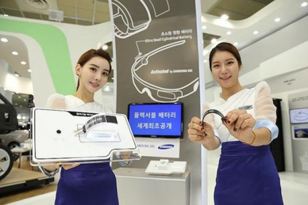 Samsung представила гибкую батарею