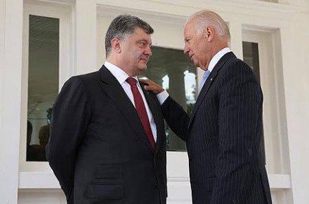 Порошенко и Байден считают, что Минские соглашения не выполняются по вине с ...