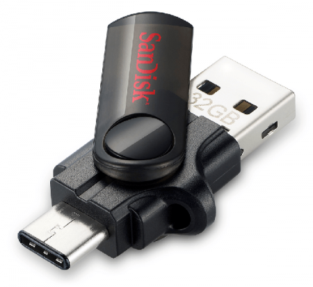 SanDisk выпускает флэшку со штекром USB Type-C