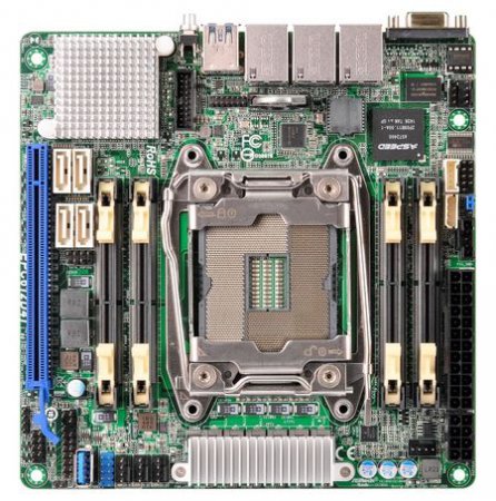 ASRock представляет первую материнскую плату mini-ITX с четырёхканальной памятью