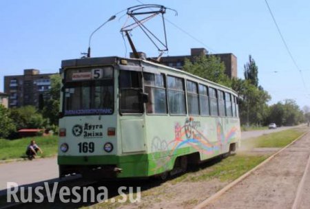 Движение трамваев возобновилось в Луганске