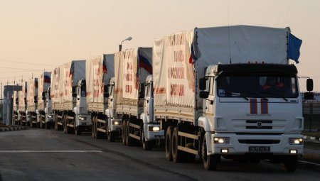 Очередной российский гуманитарный конвой отправился в Донбасс