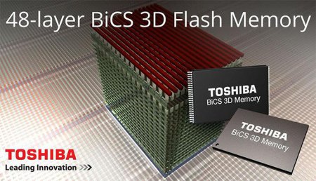 Toshiba и SanDisk представили 48-слойную 256 Гб память NAND