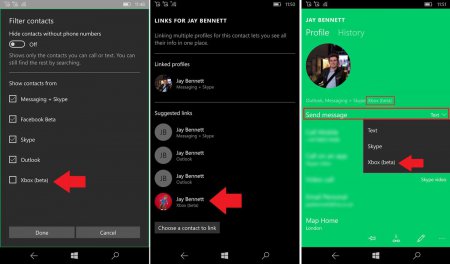 Windows 10 Redstone свяжет контакты Xbox с приложением «Люди»