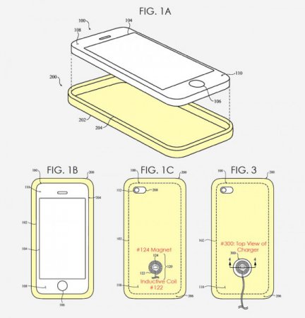Apple запатентовала чехол для беспроводной зарядки