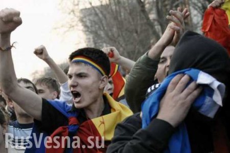 Полицейские газом разгоняют протестующих в Кишиневе (ФОТО)