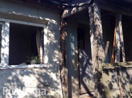 Ночным обстрелом ВСУ в пригороде Горловки повреждены девять домов
