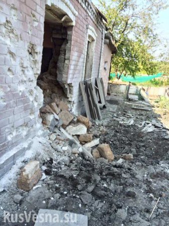 ВСУ обстреляли Стаханов, поврежден жилой дом, — Народная милиция ЛНР