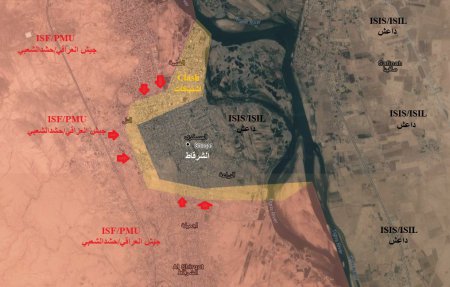 Иракская армия взяла под контроль большую часть города Ширкат