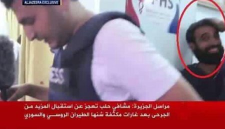 «Аль-Джазира» в прямом эфире показала подставных раненых от ударов ВКС РФ