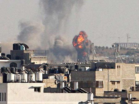 Израиль нанес удар по сектору Газы в ответ на пуски ракет - Военный Обозреватель