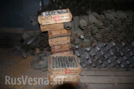 Российские саперы в Алеппо обнаружили 6 больших складов с «подарками шайтана» — репортаж «Русской Весны» (ФОТО)