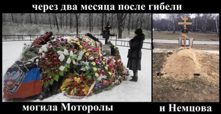 Фотоснимки могилы Моторолы помутили рассудок кастрюлеголовых «журналистов»