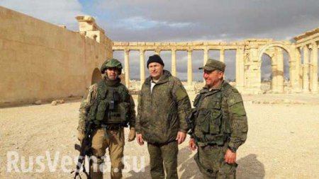 МОЛНИЯ: Российские военные советники провели операцию по освобождению Пальмиры — первые кадры РВ (ФОТО)