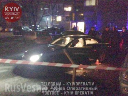 В центре Киева расстреляли автомобиль: водитель скончался на месте (ФОТО)