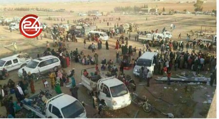 Тысячи людей бегут в пустыню: Крупнейшая в Сирии дамба частично обрушилась под ударами США (ФОТО)