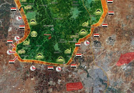Сирийская армия отбила селение Марзаф в провинции Хама - Военный Обозреватель