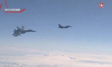 Российский Су-27 отогнал натовский F-16 от самолета с министром обороны над Балтикой - Военный Обозреватель
