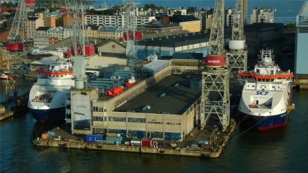 На «Arctech Helsinki Shipyard» спущено на воду судно ледового класса «Михаи ...