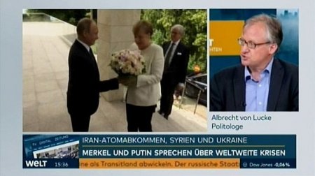 Welt про встречу Путина и Меркель: контакт с ярко выраженной симпатией