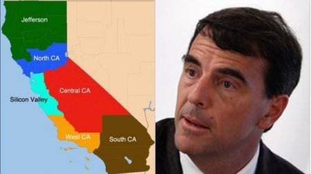 Референдум по вопросу о разделении Калифорнии на три штата пройдёт 6 ноября