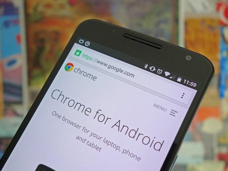 Пользователям Android будет доступен обновлённый мобильный браузер Chrome