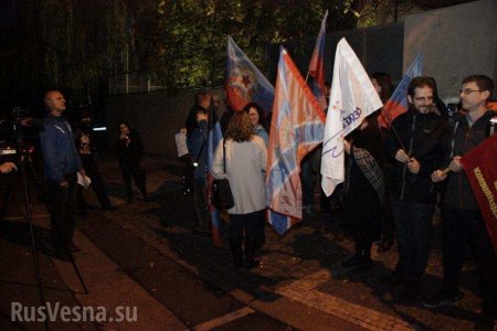 В Праге прошёл митинг в поддержку Донбасса (ФОТО, ВИДЕО)