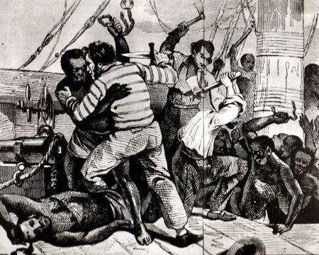 Транспортировка африканских рабов через Атлантику. Иллюстрации американских и европейских художников
