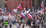 В Берлине вышли на протест 30 тысяч человек — в толпе видны флаги России и  ...