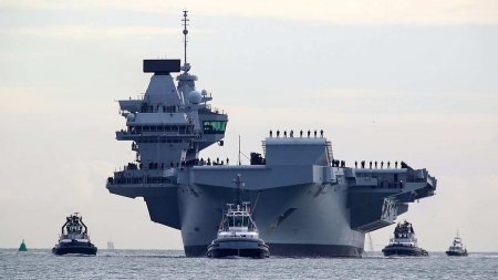 На флагмане британского военного флота произошла вспышка коронавируса