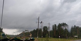 В электросетях регионов Центральной России и Приволжья ликвидируют последст ...