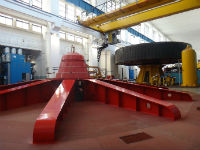 На ГА-3 Братской ГЭС начался монтаж рабочего колеса
