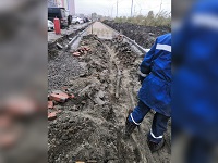 Бригады РЭС устраняют последствия аварийной ситуации в микрорайоне «Матрёшкин двор» в Новосибирске