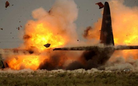 Страшные кадры: момент падения самолёта ИЛ-76 и первые минуты после катастрофы в Рязани (ВИДЕО)
