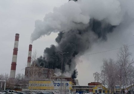 Пожар на крупнейшей ТЭЦ в Перми (ФОТО, ВИДЕО)