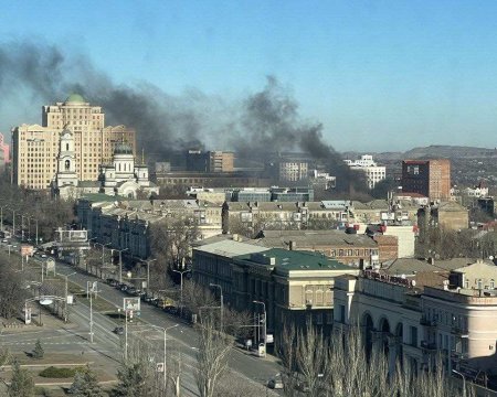 Ад в Донецке: центр города снова накрыли «Градами» (+ВИДЕО)