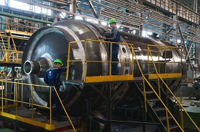 Атомэнергомаш выполнил термообработку полукорпусов компенсатора давления для ЭБ-7 АЭС Тяньвань в Китае