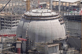 Завершено бетонирование купола ВЗО на ЭБ-1 АЭС Аккую