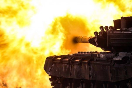 Наши танкисты используют спецзащиту от «Джавелинов» (ВИДЕО)