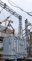 На Уфимской ТЭЦ-4 начался монтаж нового трансформатора