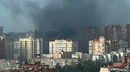 Враг наносит хаотичные удары по центру Донецка (ФОТО, ВИДЕО)