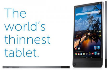 Dell анонсирует самый тонки в мире планшет