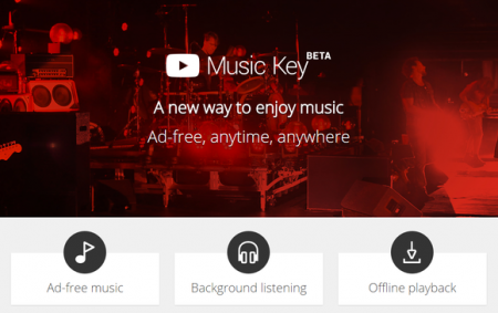 Подписчики Google Play Music получат доступ к YouTube Music Key