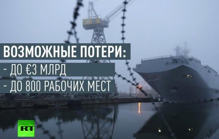 Какие убытки понесет Франция если не отдаст корабли Мистраль России
