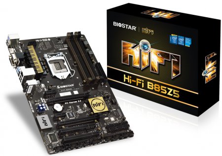 Biostar выпускает материнскую плату Hi-Fi B85Z5