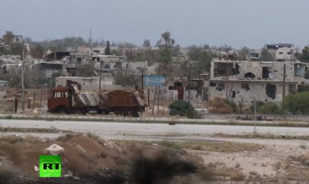 Наступление армии САР: подконтрольные боевикам пригороды Дамаска отрезаны д ...