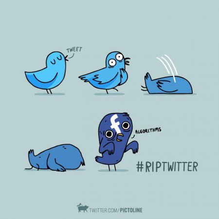 #RIPTwitter: пользователи соцсети приняли новости о смене алгоритма формиро ...