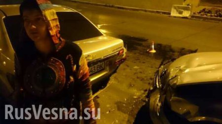 Савченко попала в ДТП (ФОТО, ВИДЕО)