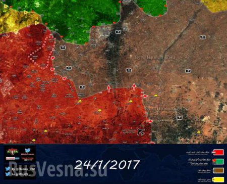 ВАЖНО: Оборона ИГИЛ рушится, «Тигры» освобождают ряд ключевых городков на востоке Алеппо (ВИДЕО, КАРТА)